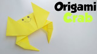 Origami Crab making step by step tutorial | Easy paper crab 🦀 for beginners | hem's craft