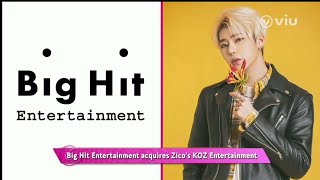 Big Hit Entertainment acquires Zico's KOZ Entertainment