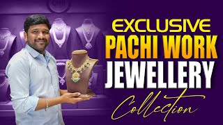 Exclusive Pachi Work Jewellery  Collection || CMR Jewellery || CMR Jewellery Telangana