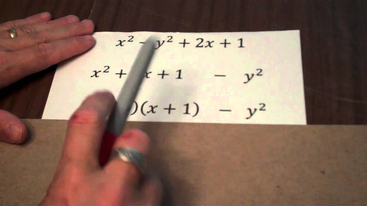 FACTORING Pt 3 Factoring 4 Term Polynomials By Grouping & Multi Step ...