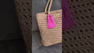 Bolsa de Praia padrão Dama Caramelo ✨ Aceito encomendas ✅