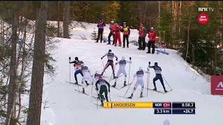 2017/18 combinata 10 km Lillehammer - Andersen, Jan Schmid, Graabak