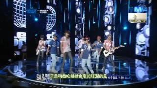 [LIVE繁中字幕]120705 Ledapple - Run To You.Mnet.M!CountDown