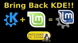 Installing KDE on Linux Mint 19