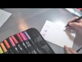 tombow dual brush vs marvy le plume ii comparacion español