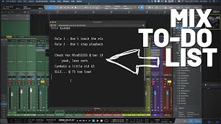 Making a Mixing To Do List | #MixTogether S4E6