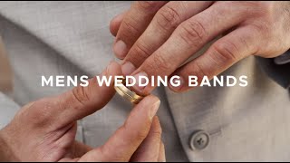 Men's Wedding Bands - Introducing The Solid Gold Wedding Band Collection from JAXXON