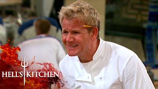 Chef Doesn't Know What 3 X 3 Is | Hell's Kitchen