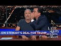 Jon Stewart Is Ready To Negotiate With Donald Trump Jon Stewart Is Ready To Negotiate With Donald Trump