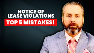 Top 5 Mistakes Landlords Make When Serving a 7 Day Notice for lease violations Florida