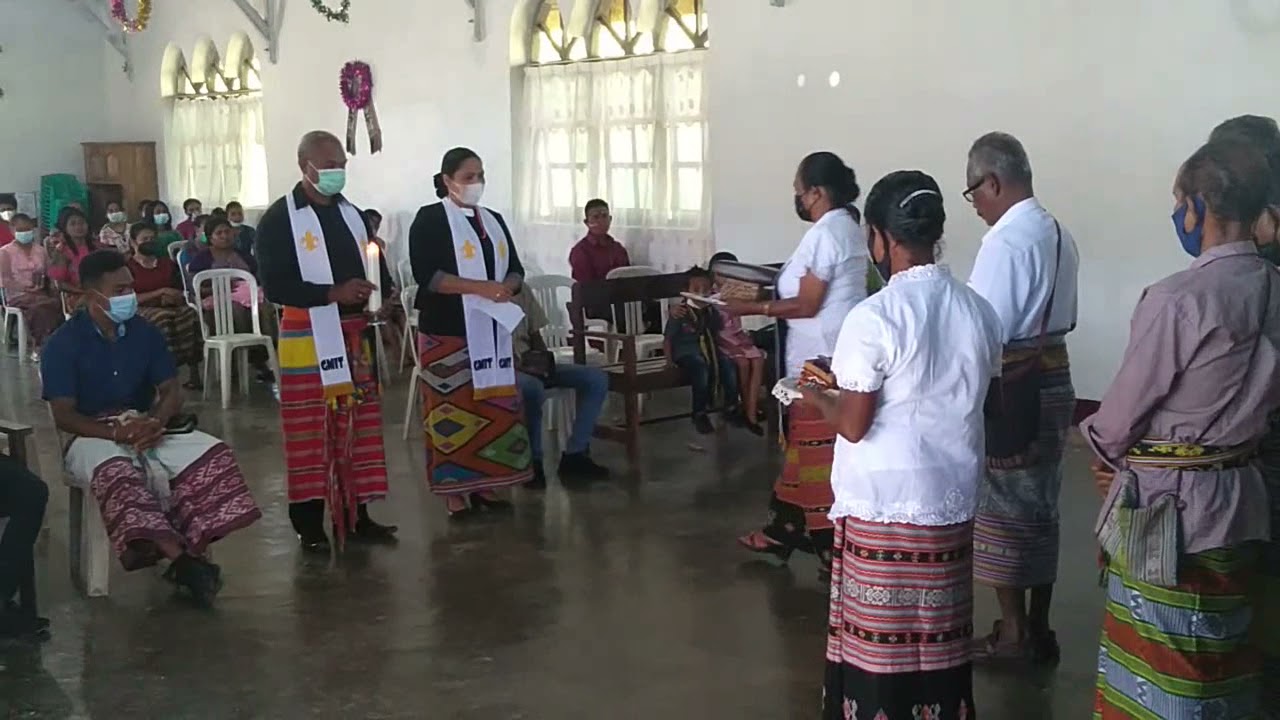 Tata Ibadah Bulan Bahasa & Budaya Ednis Timor TTS GMIT Imanuel Hausisi ...