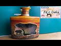 DIY: How to make safari decoration on whiskey bottle TUTORIAL | D&A Crafts