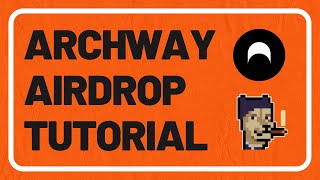 How to Claim Archway ARCH w/ Keplr | Cosmos Airdrop Tutorial