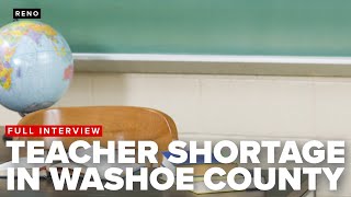 Full interview: Washoe County School District faces teacher shortage ahead of new school year