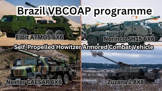 Brazil's Artillery Arms Race! NORINCO SH15, CAESAr, ATMOS , Zuzana 2 in propelled 155 mm competition