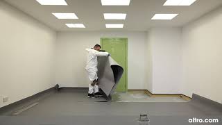 Applying the adhesive | Altro Americas