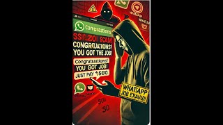 🚨 Online Job Scams EXPOSED! Don't Fall for These Traps! 🚨#JobScam #OnlineScam #FraudAlert #ytshorts