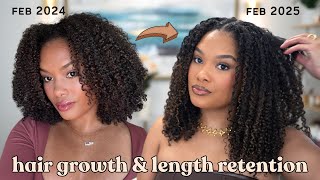 my current hair growth \u0026 length retention curly hair regimen | natural hair journey update