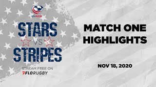 HIGHLIGHTS | USA Rugby Stars vs Stripes Match One | Nov 18, 2020