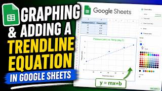 How to use Google Sheets to graph experimental data