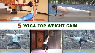 Yoga For Weight Gain | How To Gain Weight With Yoga | Health Tips | @VentunoYoga