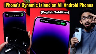 Apple iPhone 14 Pro 's Dynamic Island on ALL ANDROID PHONES 🤩🔥