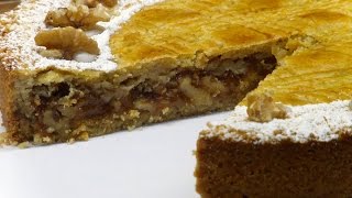 Engadiner Walnuss Torte     Rezept und Anweisung zum ausdrucken