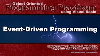 OOP Programming (VB) - 02F Event-Driven Programming