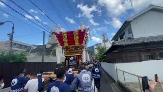 枚岡神社  河内太鼓台新調記念