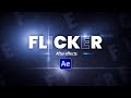 How to Create This Eye-Catching Text Flicker Effect in After Effects!