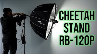 Cheetahstand RB-120P Deep Parabolic Softbox with Chopstick II Focusing Rod