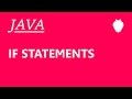Java Tutorial For Beginners #7 - If Statements