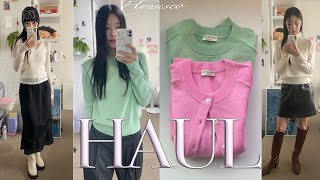 🥮 갑자기 추워진 가을맞이 HAUL 영상📦 니트추천ㅣ가을코디ㅣ가을룩북ㅣ환절기코디 🧶