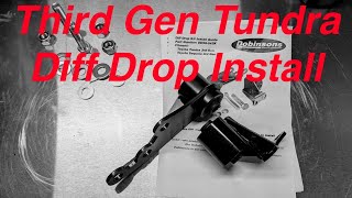 Dobinsons Diff Drop Install on a Third Gen Tundra