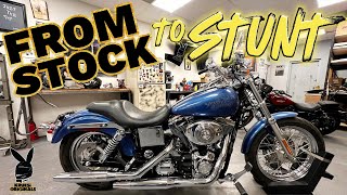 '05 Dyna Low Rider - from Stock to Stunt