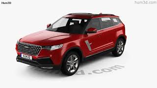Zotye T700 2020 3D model by 3DModels.org