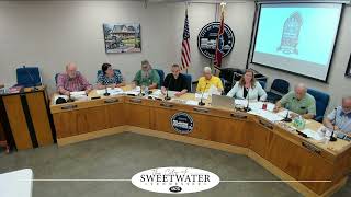 City of Sweetwater TN Monthly board workshop