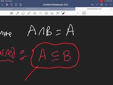 Proofs Involving Sets I, Part 1/3 - YouTube