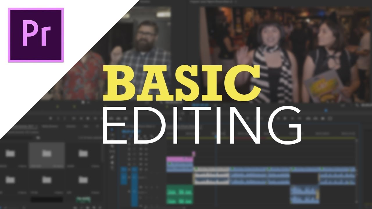 Adobe Premiere Pro CC - Basic Editing For Beginners - YouTube