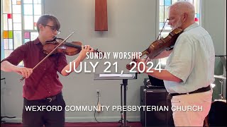 WCPC Worship -  (7/21/2024)