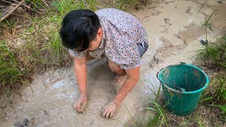 Prepare bamboo shoot for Thai food ขุดหน่อไม้ป่ามาทำอาหารไทย | 21 พฤษภาคม ค.ศ. 2022