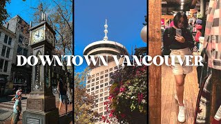 Solo Travel Downtown Vancouver BC Canada 2023 | 24 Hours in Vancouver Travel Vlog | Places to Visit