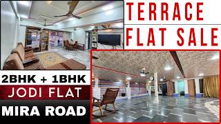 urgent 2 bhk + 1bhk terrace flat sale in mira road / 4bhk terrace flat in mira road / Resale Terrace