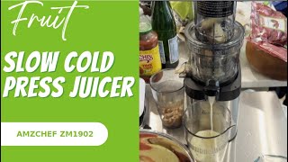 Homemade Juice | AMZCHEF Cold Press Juicer ZM1902 Review