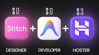 Google Stitch + Google Antigravity Agents FREE Website tutorial