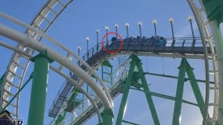 Hair-raising video shows man climbing out of moving rollercoaster: ‘Mere seconds to act’