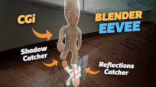 Blender Eevee Shadow/Reflection Catcher Tutorial