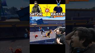 Raistar vs SATVIK 😱🤬 @RaiStar @satvik #shorts #viral #freefireshorts #satvik #raistar