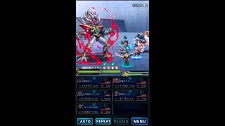 ★FFBE★　ハドラーvsバランLv4：旧クラウドと旧ダイで5人3Tミッションコンプ