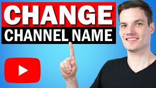 How to Change YouTube Channel Name